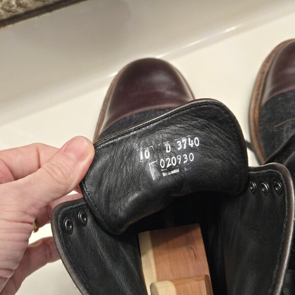Allen Edmonds Landon Wool Danite Sole Boot 10D